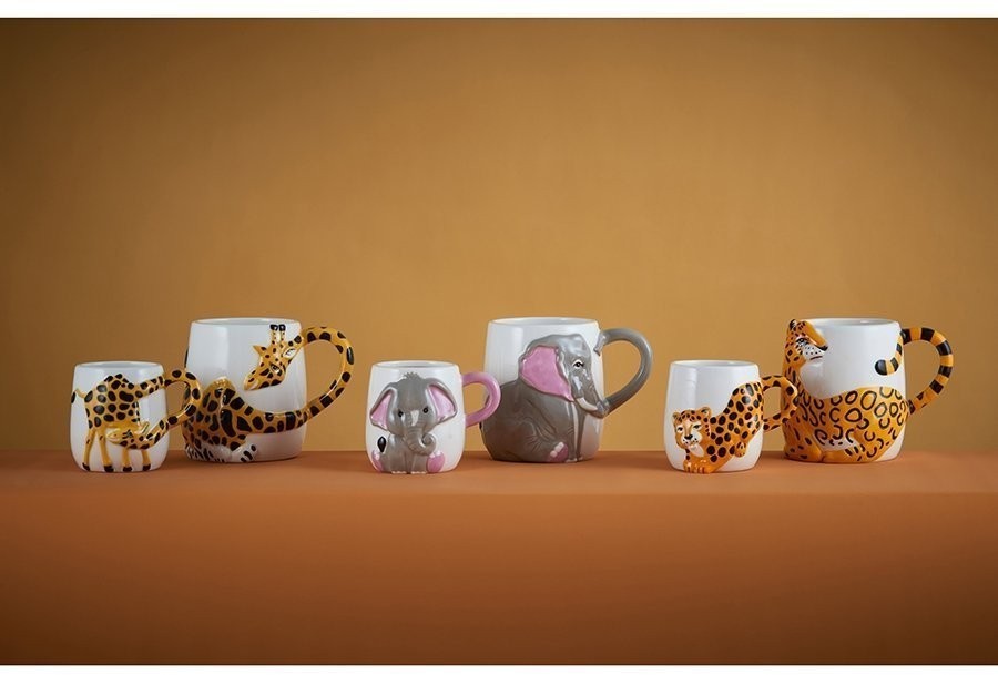 Набор из 2 кружек cheetah, 405 мл и 195 мл (72988)