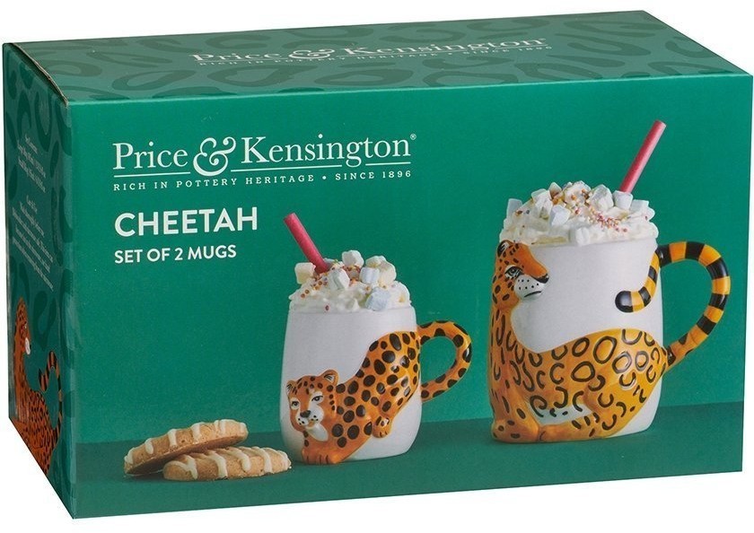 Набор из 2 кружек cheetah, 405 мл и 195 мл (72988)