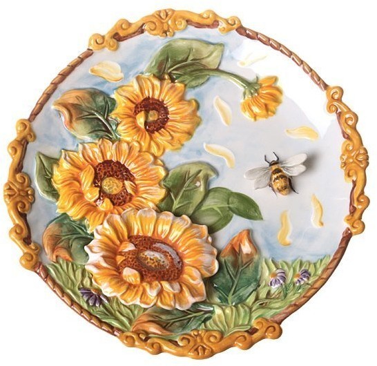 Тарелка декоративная lefard "подсолнухи" 21 см (59-567)