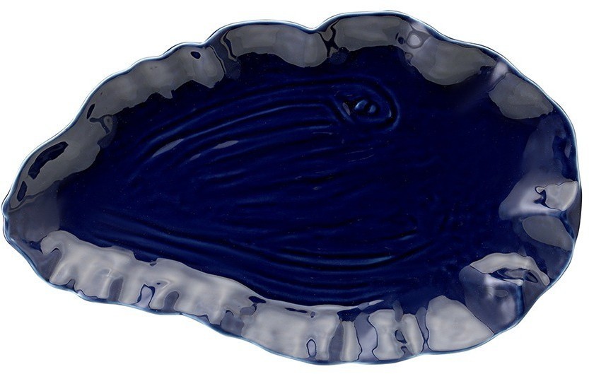 Блюдо сервировочное clams синего цвета из коллекции sea treasures (78783)