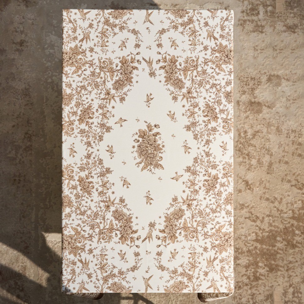 Скатерть "royal garden" 160х220см ,белый, 100% хлопок,твил пропитка Lefard (850-754-21)