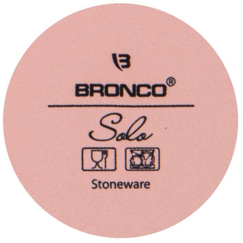 Тарелка обеденная bronco "solo" 26,5 см пудровая (577-149)