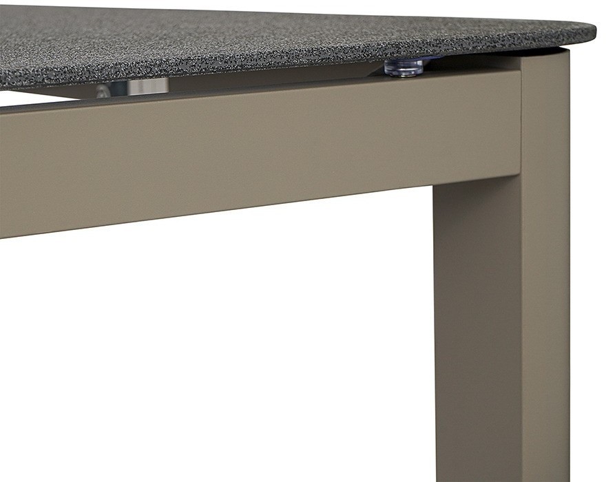 Стол обеденный leif, 160х90 см, серо-бежевый (75811)