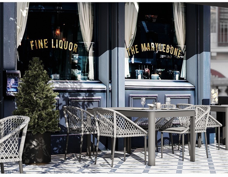 Стол обеденный leif, 160х90 см, серо-бежевый (75811)