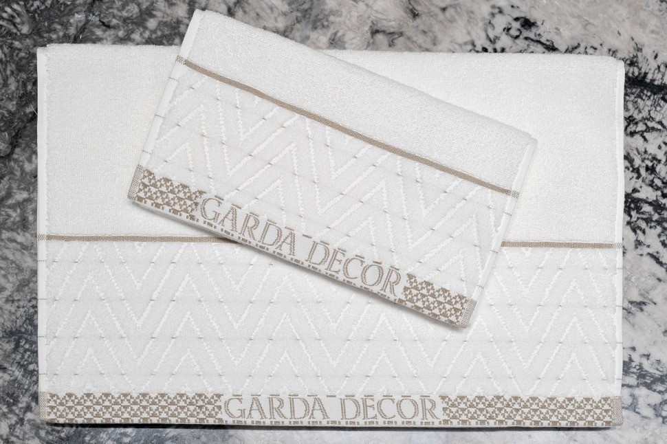 Полотенце Орсетто белое 50*90 (TT-00012100)