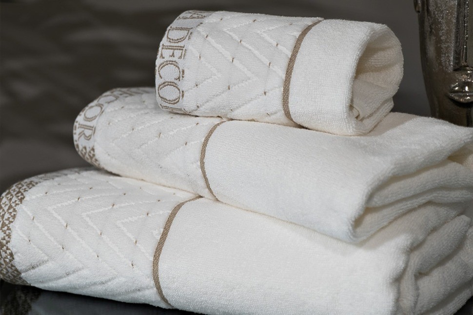 Полотенце Орсетто белое 50*90 (TT-00012100)