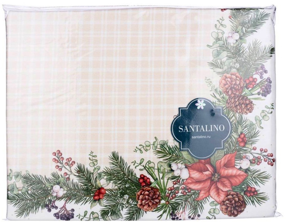 Скатерть "celebration" 140х300см ,бежевый,100% хлопок с пропиткой,твил Lefard (850-734-25)