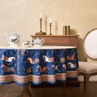 Скатерть круглая &quot;passage&quot; 220см ,бежевый, 100% хлопок,твил,пропитка Lefard (850-758-26)