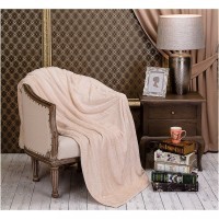 Плед &quot;косы. карамель&quot; 150*200 см. SANTALINO (981-039)