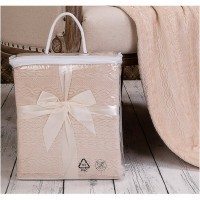 Плед &quot;косы. карамель&quot; 150*200 см. SANTALINO (981-039)