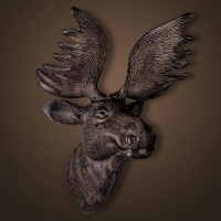 Голова лося 4450, металл, mixed, ROOMERS FURNITURE