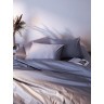 Простыня из премиального сатина светло-серого цвета из коллекции essential, 240х270 см (79839)