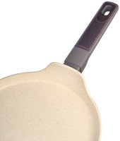 Сковорода блинная с антипригарным покрытием pfluon marble, 22*4,3 см Agness (902-106)