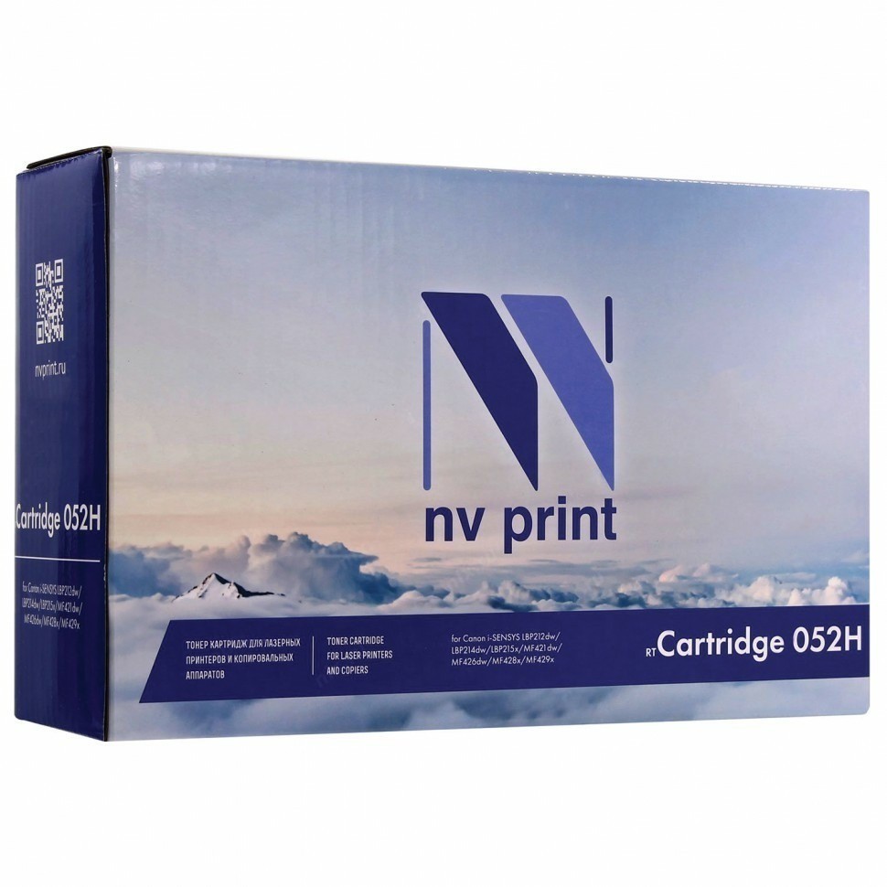 Картридж лазерный NV PRINT NV-052H для CANON ресурс 9200 стр. 363202 (90982)
