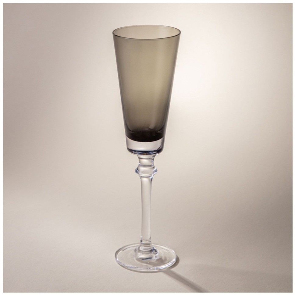 Набор бокалов для шампанского из 2 шт "trendy" grey 230 мл Lefard (693-031)