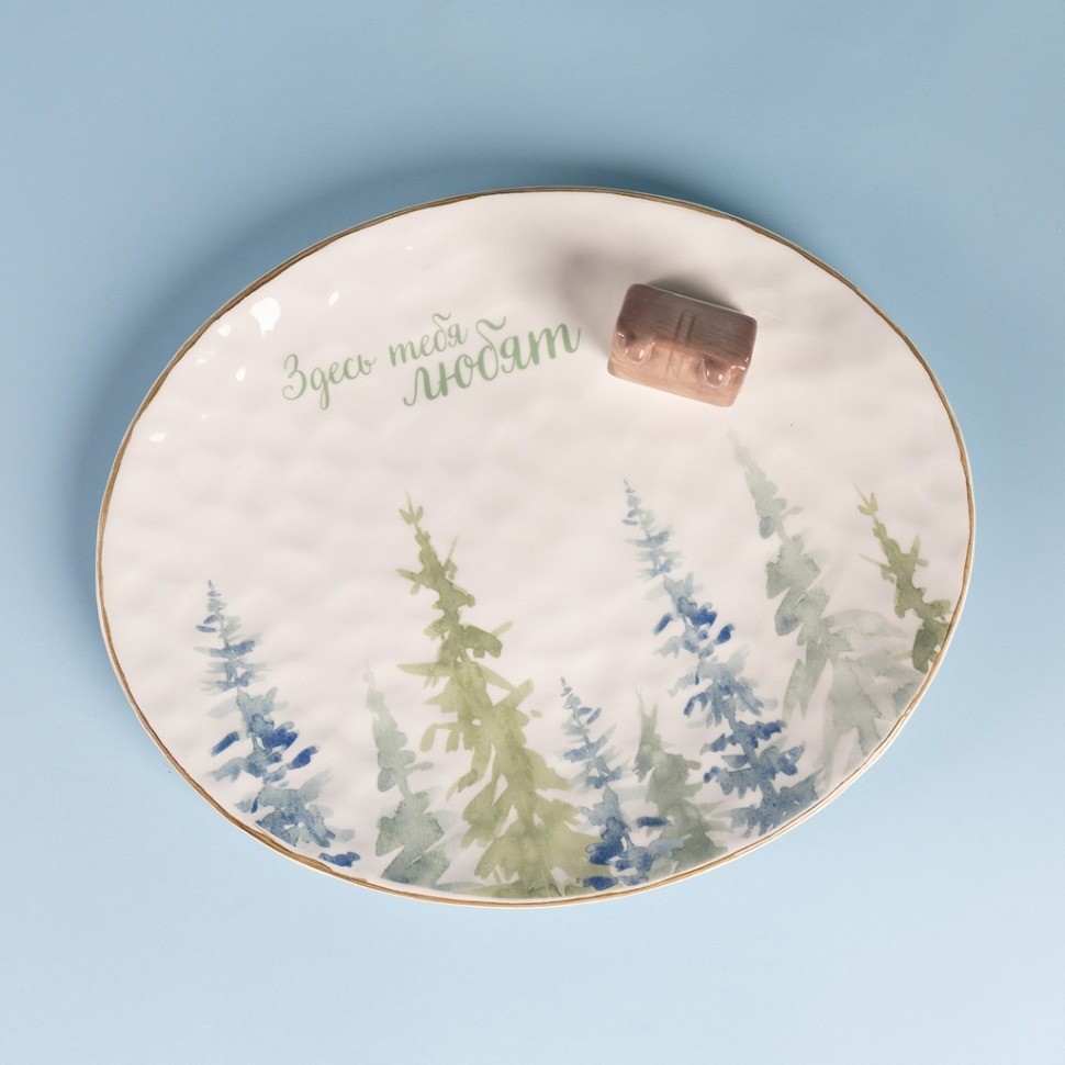 Блюдо овальное коллекция "chalet" 30*24,5*6,5 см Lefard (230-541)