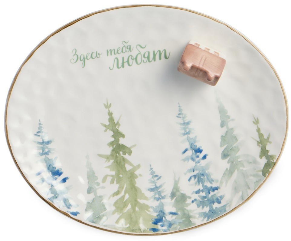 Блюдо овальное коллекция "chalet" 30*24,5*6,5 см Lefard (230-541)