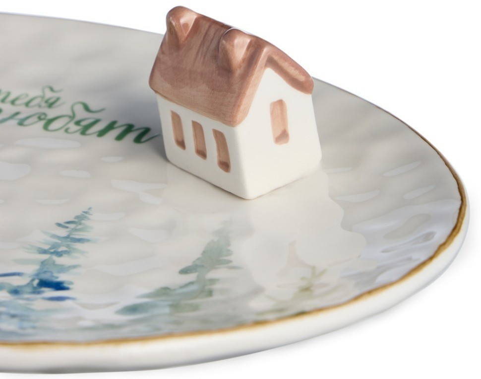 Блюдо овальное коллекция "chalet" 30*24,5*6,5 см Lefard (230-541)