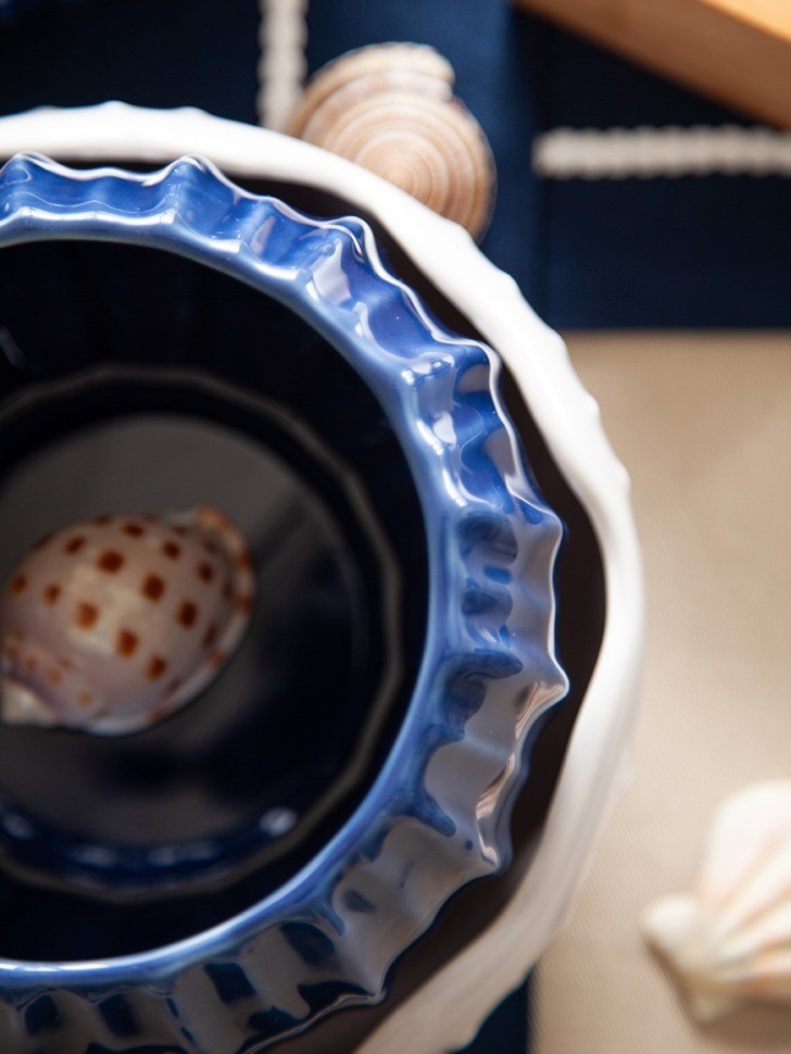 Набор из 2 салатников actinia синего цвета из коллекции sea treasures, 640 мл (78787)