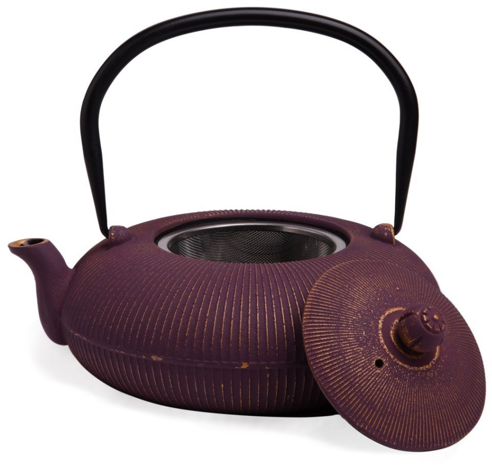 Заварочный чайник чугунный с эмалированным покрытием внутри 1200 мл Lefard (734-1012)