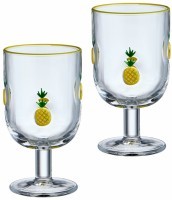 Набор бокалов для вина &quot;fruity pineapple&quot; из 2 шт. 350 мл Lefard (685-137)
