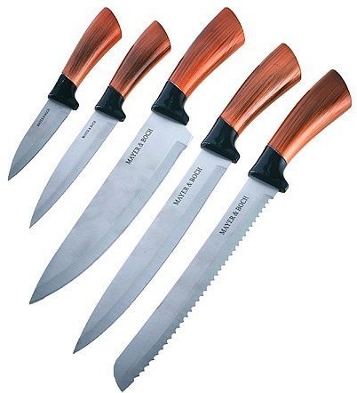 Набор ножей 5пр + подставка MВ (29769)