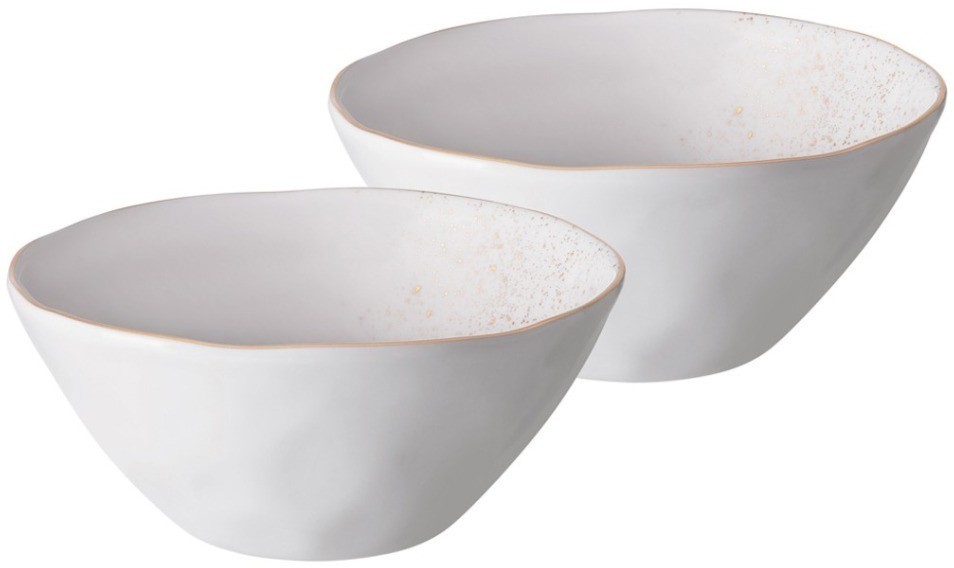 Набор салатников bronco "gold" 2 шт. 15*7 см 500 мл (263-1398)