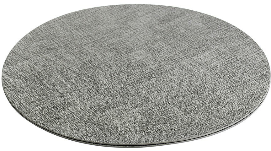 Набор из 2-х сервировочных салфеток leanera, D35 см, серые (76981)