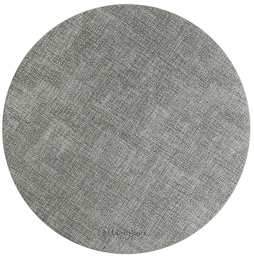 Набор из 2-х сервировочных салфеток leanera, D35 см, серые (76981)