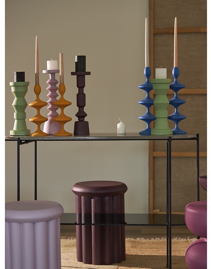 Подсвечник vivlend, 30 см, нежно-зеленый (76302)