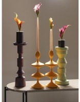 Подсвечник vivlend, 30 см, нежно-зеленый (76302)