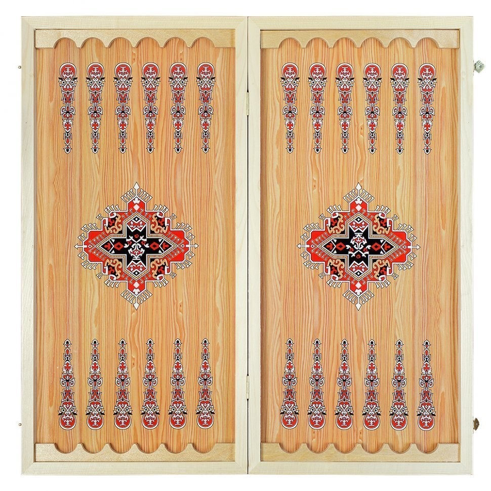 Нарды + Шашки Сирия Тигр большие (Россия, дерево, 60 см), Partida (64227)