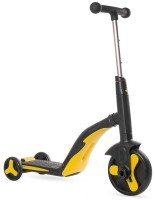 Детский самокат-беговел с музыкой 3в1 (самокат, беговел, велосипед) - FL-868 черно-желтый