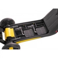 Детский самокат-беговел с музыкой 3в1 (самокат, беговел, велосипед) - FL-868 черно-желтый