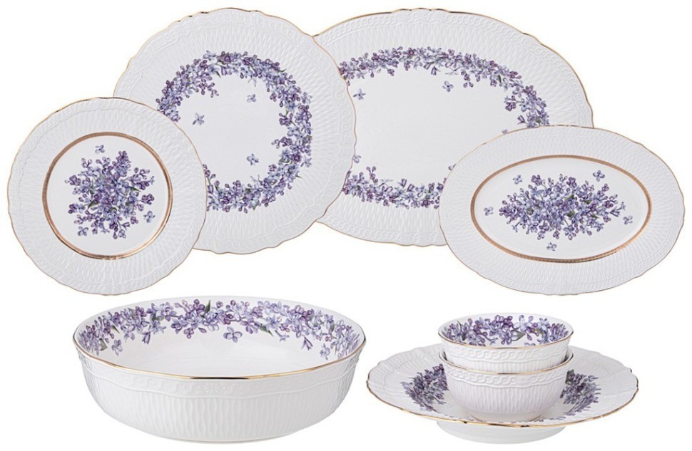Столовый сервиз lefard "lilac" на 6 пер. 23 пр. (760-800)