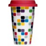 SagaForm Стакан с силиконовой крышкой "Pixel" Café 5015918
