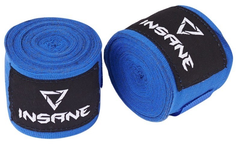 Бинт боксеркий INSANE COBRA, хлопок/нейлон, синий, 3,5 м (2095313)