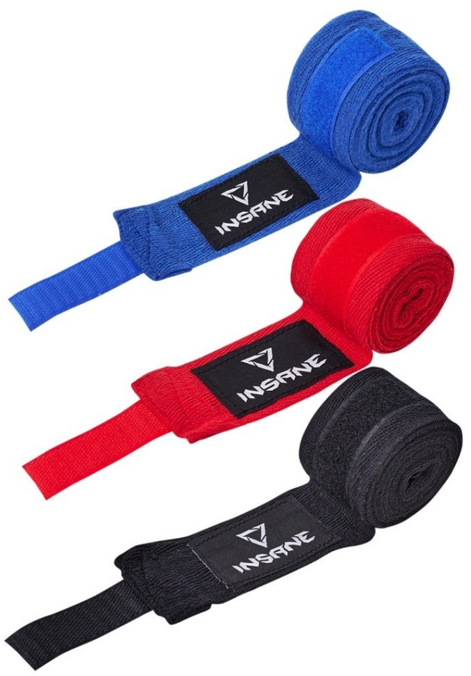 Бинт боксеркий INSANE COBRA, хлопок/нейлон, синий, 3,5 м (2095313)