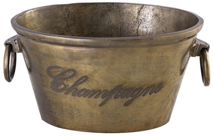 Емкость для охлаждения вина 24664-44, металл, Vintage brass, ROOMERS TABLEWARE