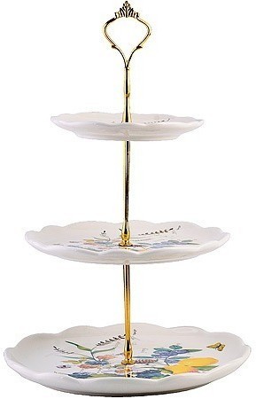 Конфетница 3-х ярусная Лесные ягоды с лимонами LORAINE (60155)