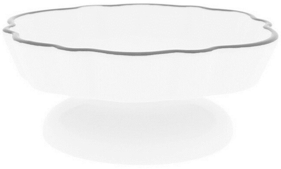 Bastion Collections Пирожница White Grey Edge LI/CAKEST 001 GR