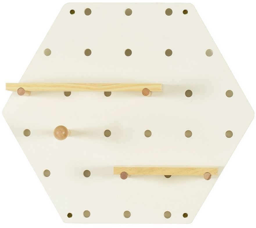 Пегборд shely, 43х50 см, белый (74821)