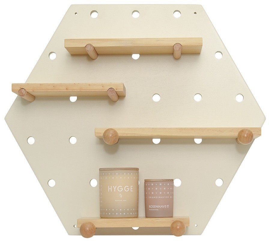 Пегборд shely, 43х50 см, белый (74821)