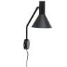 Лампа настенная lyss, 42хD18 см, черная матовая (67881)
