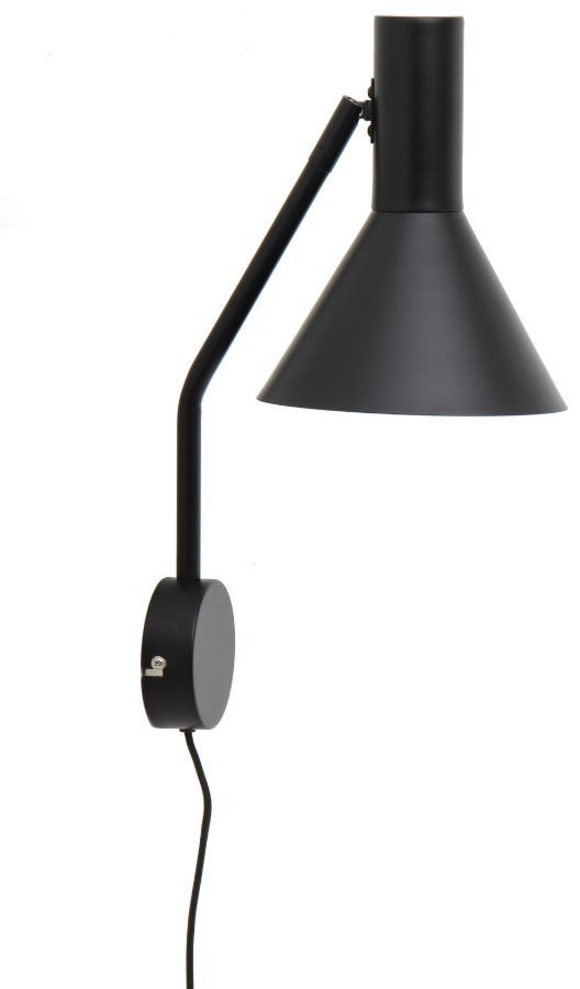 Лампа настенная lyss, 42хD18 см, черная матовая (67881)
