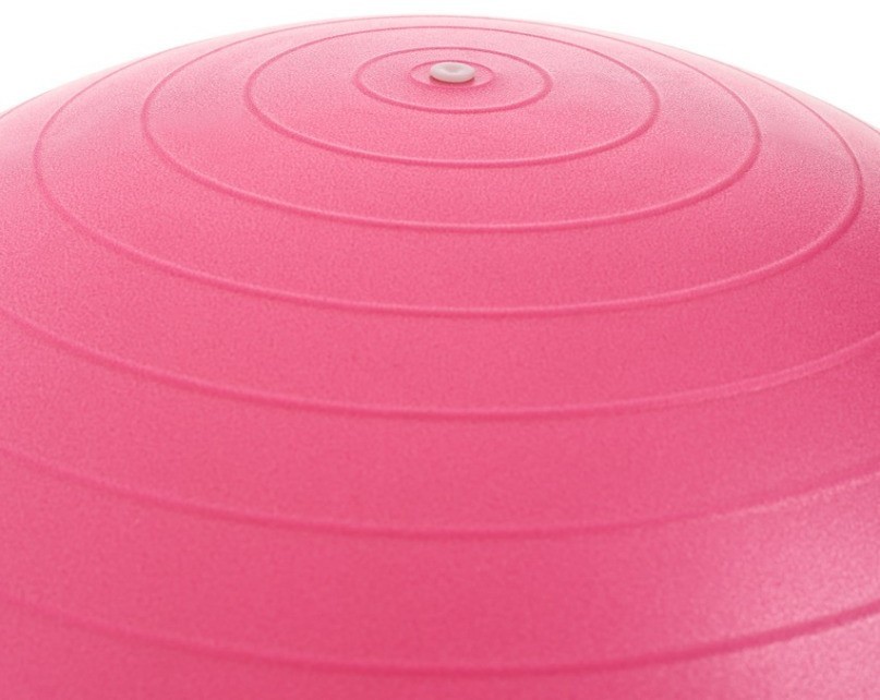 Фитбол GB-109 антивзрыв, 1000 гр, с ручным насосом, розовый, 65 см (2107386)