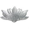 Блюдо "snow cristal" silver  17см АКСАМ (339-280)