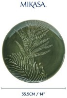 Блюдо сервировочное Mikasa Jardin GREEN круглое, 35.5 см MKJDSRVPLATRD
