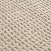 Плед из шерсти бежево-серого цвета из коллекции essential, 130х180 см (77084)