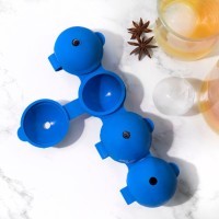 Форма для льда Colorworks Sphere в подарочной коробке, силикон марки LFGB BLUE CWICEBALLBLU